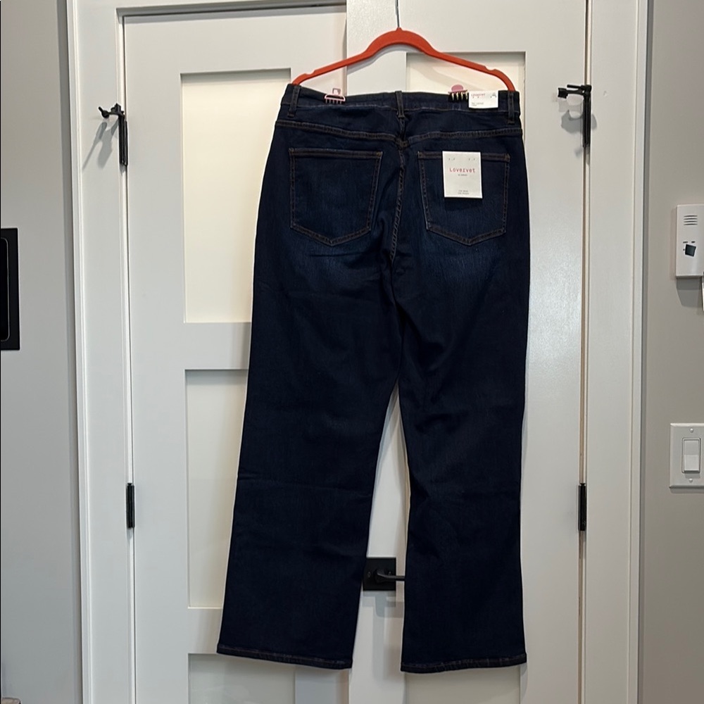 Blue loose straight Leg Jeans Classic Style